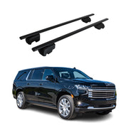 2021-2025 Chevrolet Suburban Roof Rack Cross Bars Black