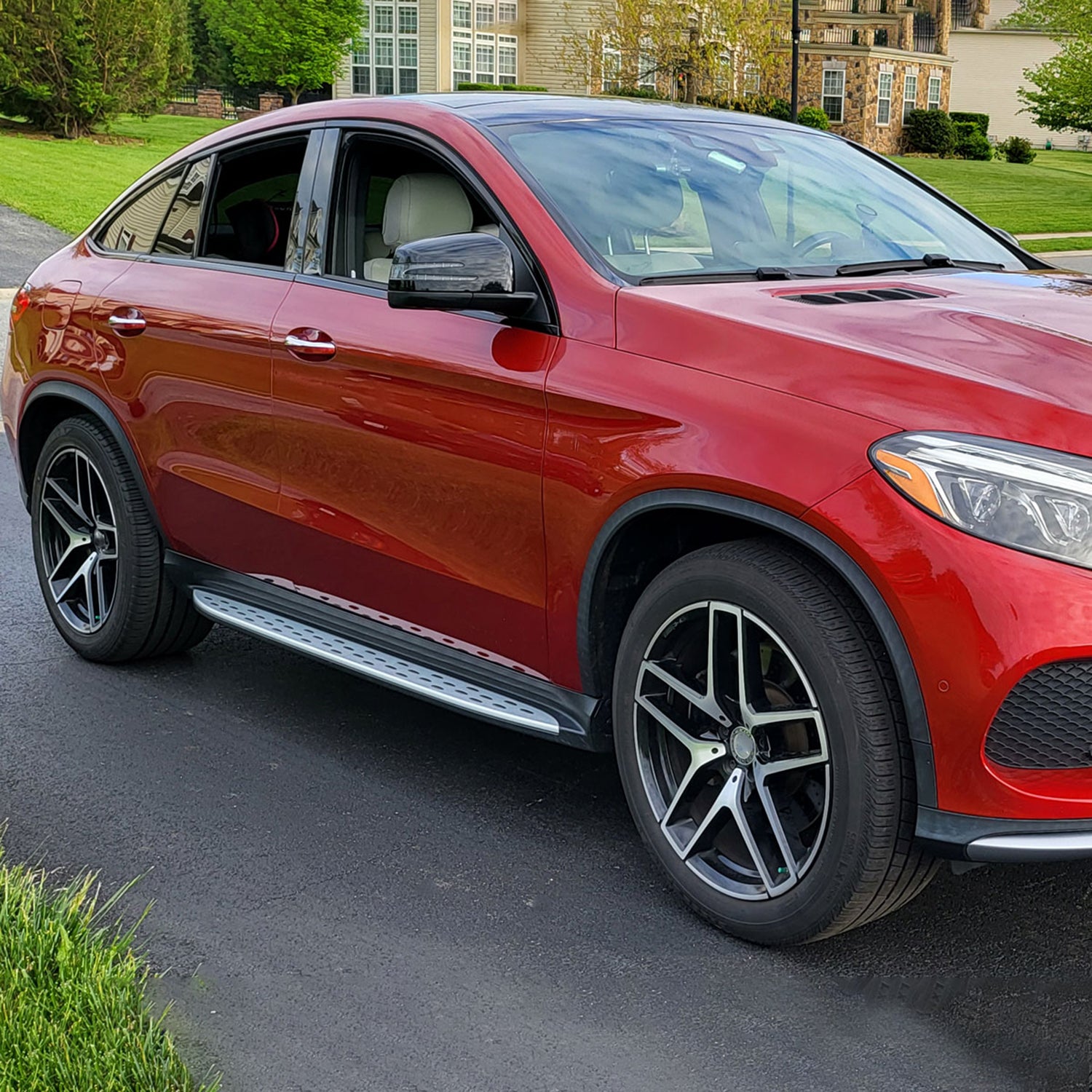 2016-2020 Mercedes Benz C292 GLE Class Aluminum Side Steps Nerf Bars