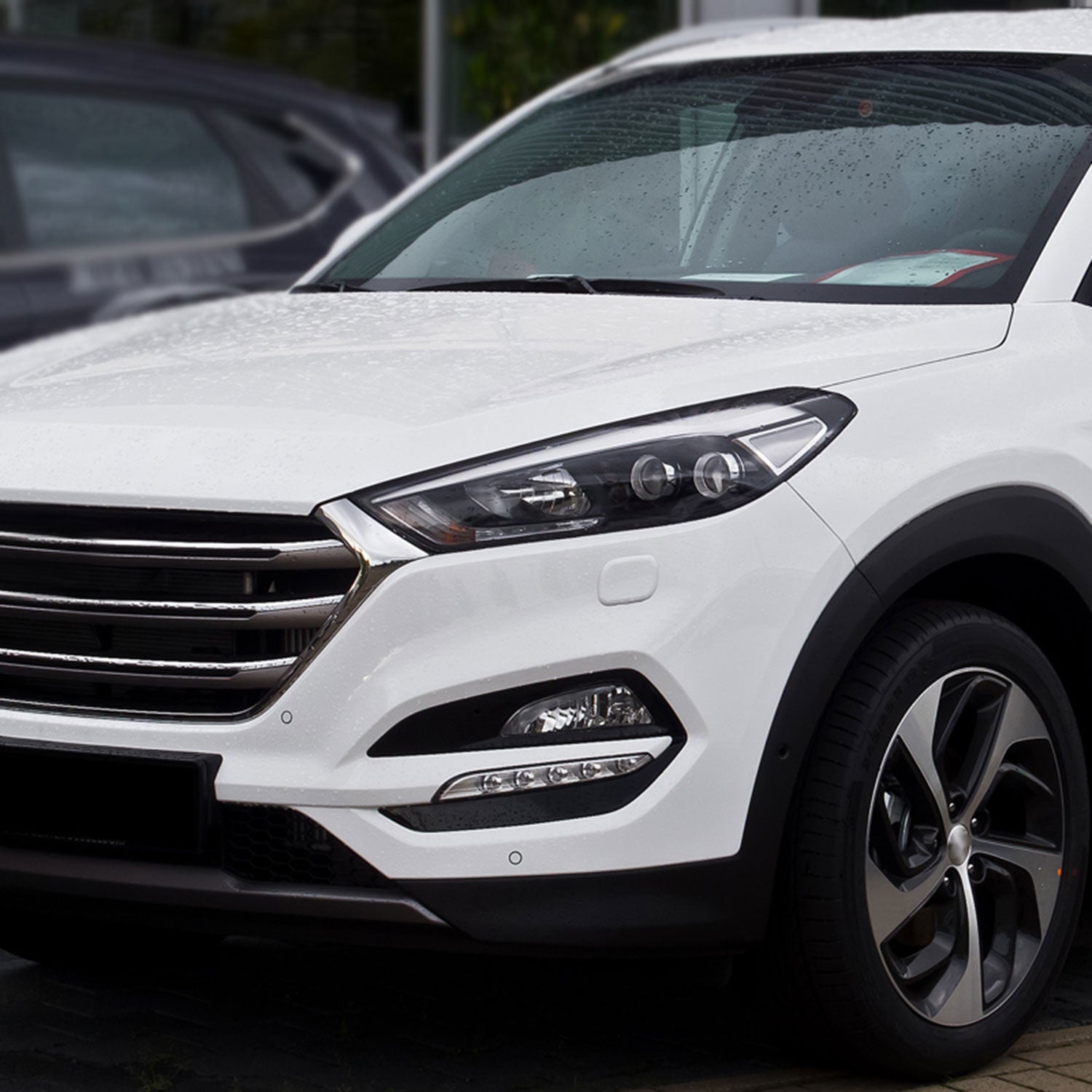 2016-2018 Hyundai Tucson H8 Fog Lights Chrome Housing/Clear Lens