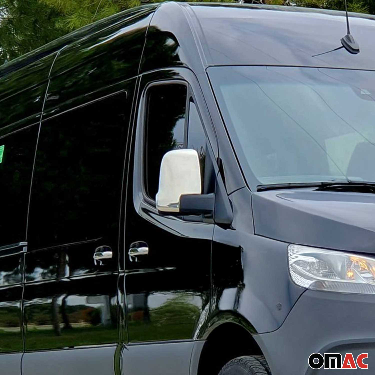 2019-2024 Mercedes Sprinter W907 910 Mirror Cover Caps Tailgate Door Cover Set 2019-24