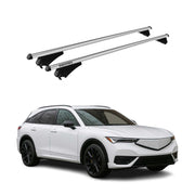 2024-2025 Acura ZDX Roof Rack Cross Bars Luggage Carrier Silver 2Pcs