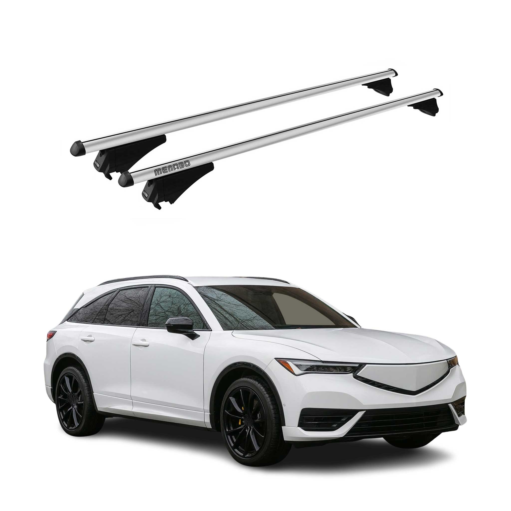 2024-2025 Acura ZDX Roof Rack Cross Bars Luggage Carrier Silver 2Pcs