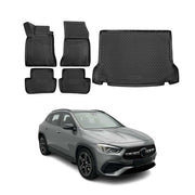 2020-2026 Mercedes GLA Class H247 Floor Mats & Cargo Liner Full Set All Weather Black