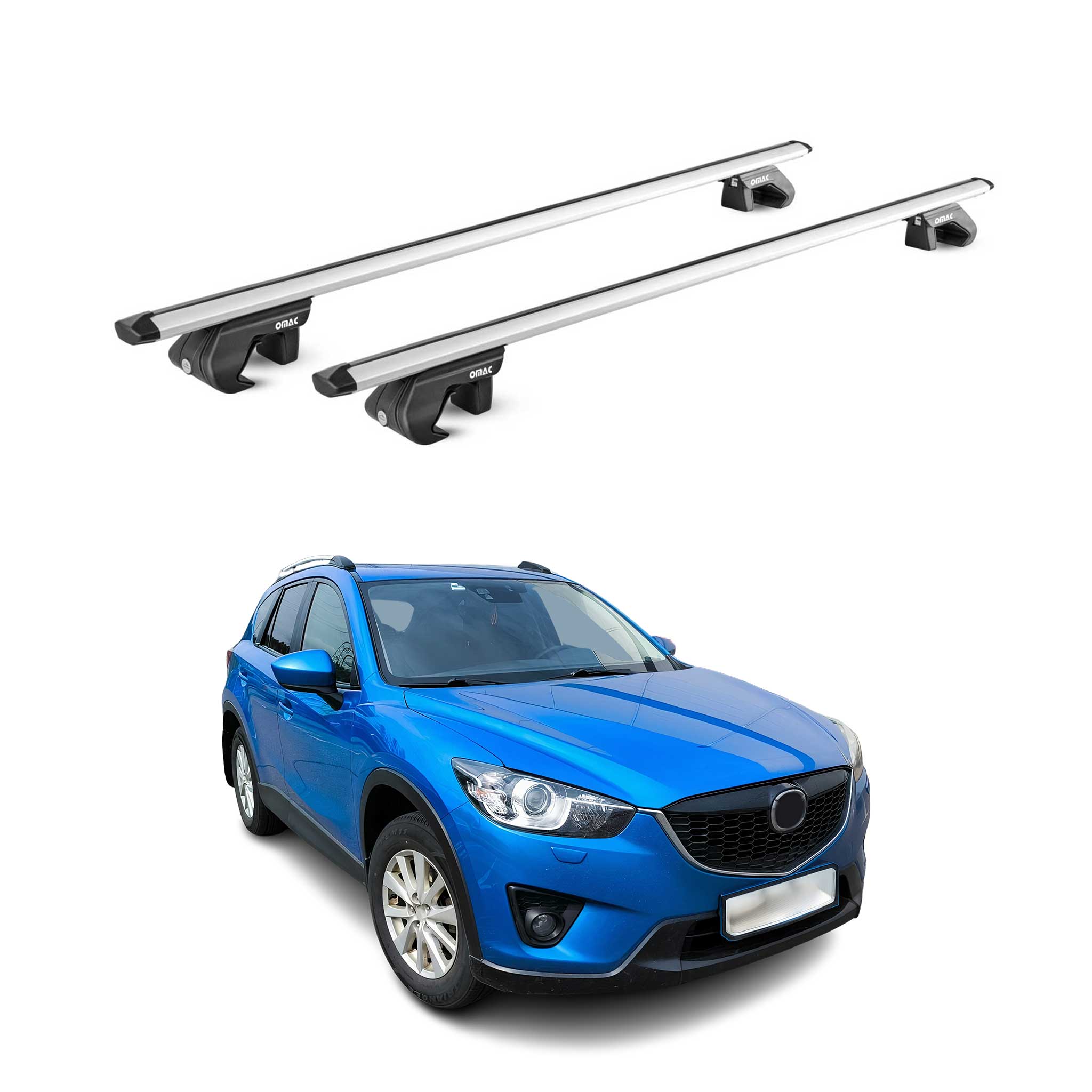 2013-2016 Mazda CX-5 Roof Rack Cross Bars Luggage Carrier 2 Pcs