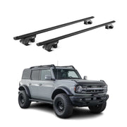 2021-2024 Ford Bronco Roof Rack Cross Bars Black Luggage Carrier 2 Pcs