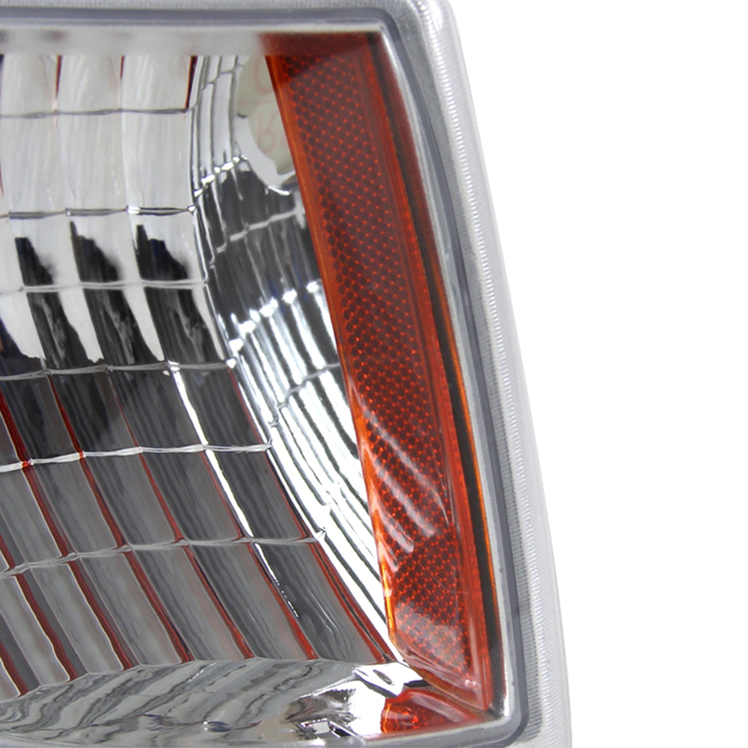 1993-1997 Ford Ranger Factory Corner Parking Turn Signal Lights Chrome/Clear