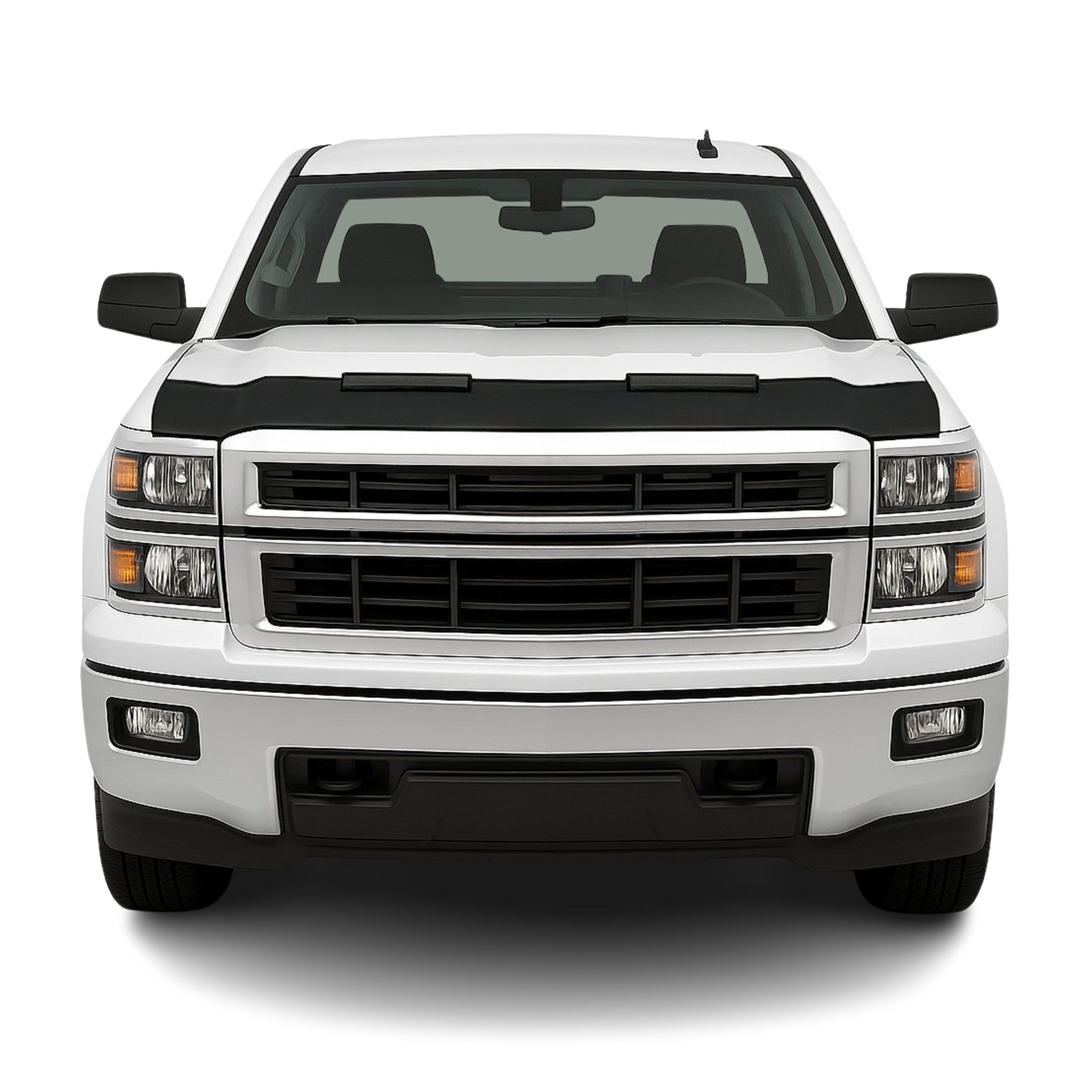 2014-2015 Chevrolet Silverado 1500 Car Bonnet Mask Hood Bra Black