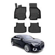 2022-2024 Audi A3 Premium Floor Mats Liners Full Set All Weather Heavy Duty Black