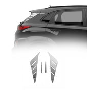2018-2023 Hyundai Kona Trunk Wing Side Trim Silver Stainless Steel 4 Pcs