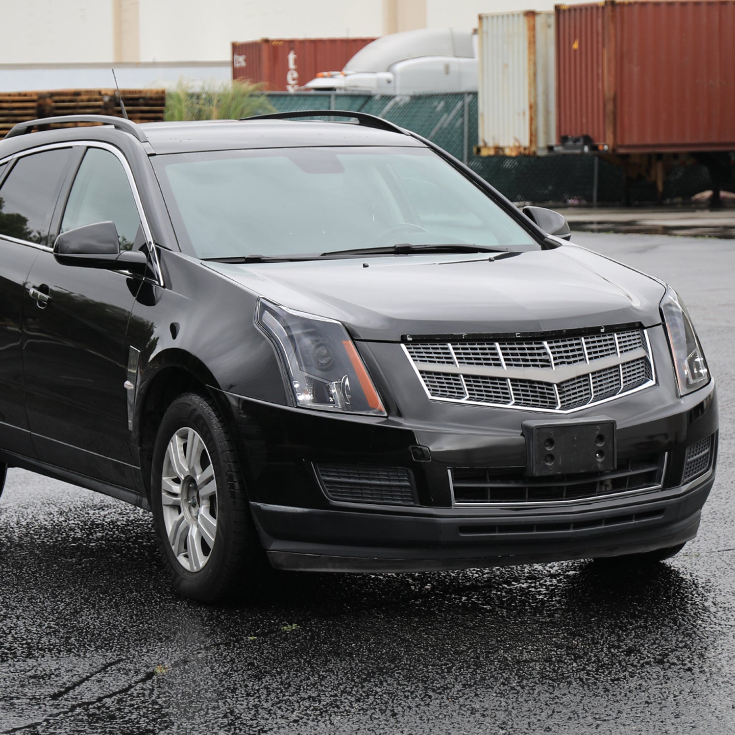 2010-2016 Cadillac SRX Projector Headlights Matte Black Housing/Clear Lens