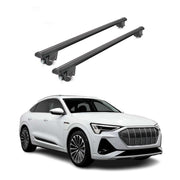 2023-2025 Audi Q8 e-tron sportback Roof Rack Cross Bars Luggage Lbs Black 2 Pcs