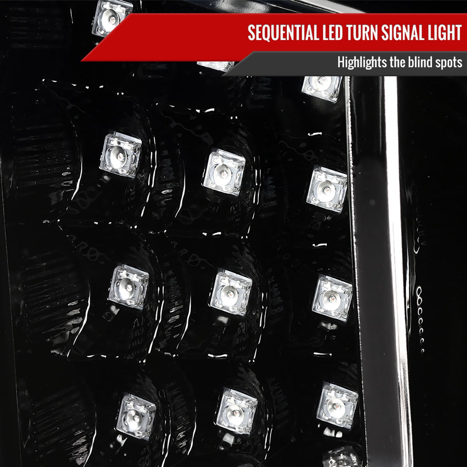 2014-2021 Toyota Tundra LED CBar Projector Headlights Signal Lights Jet Black