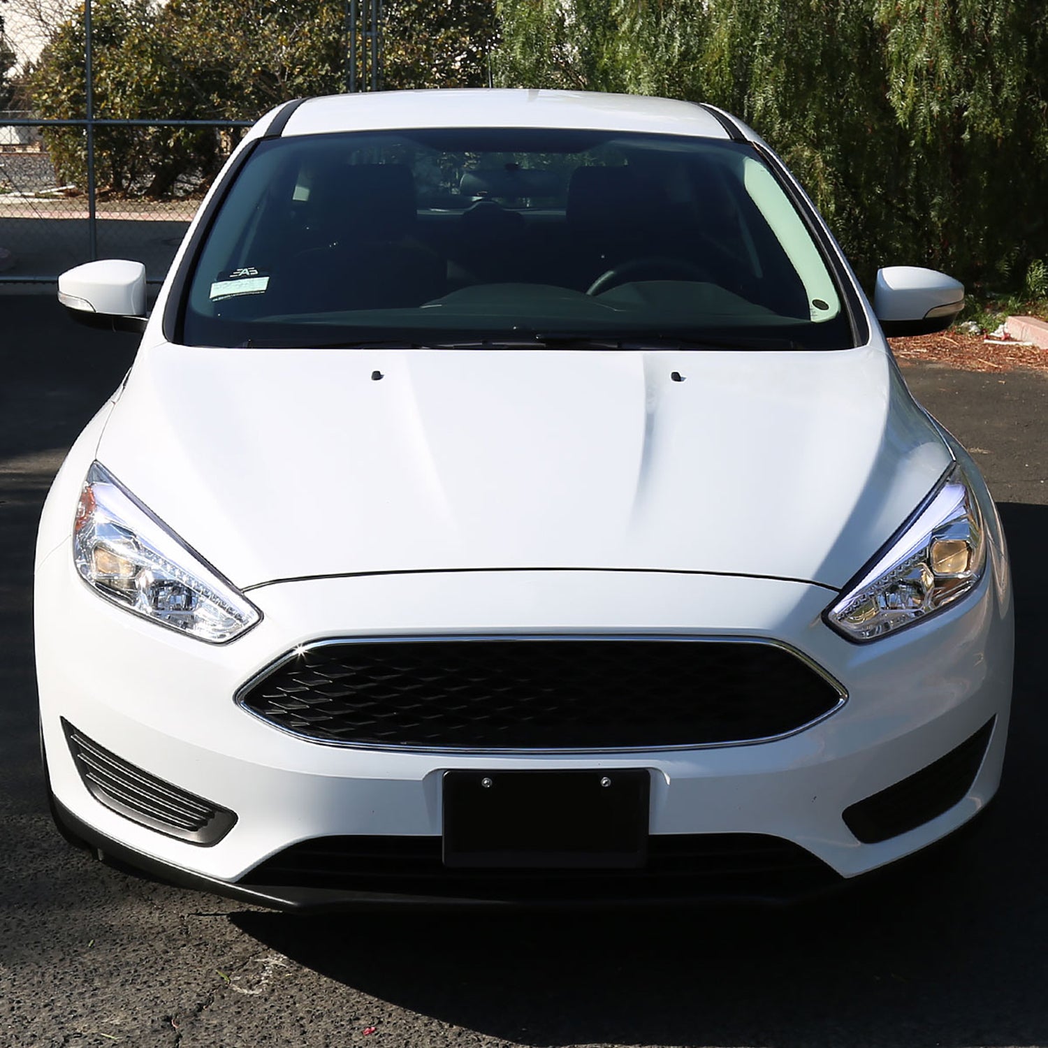 2015-2018 Ford Focus LED Sequential Signal Projector Headlights Chrome/Clear