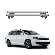 2011-2014 VW Jetta SportWagen Roof Rack Cross Bars Silver