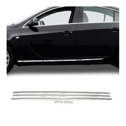 2011-2017 Buick Regal Sedan Side Door Molding Trim Stainless Steel Silver 6x