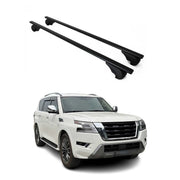 2017-2024 Nissan Armada Roof Rack Cross Bars Black