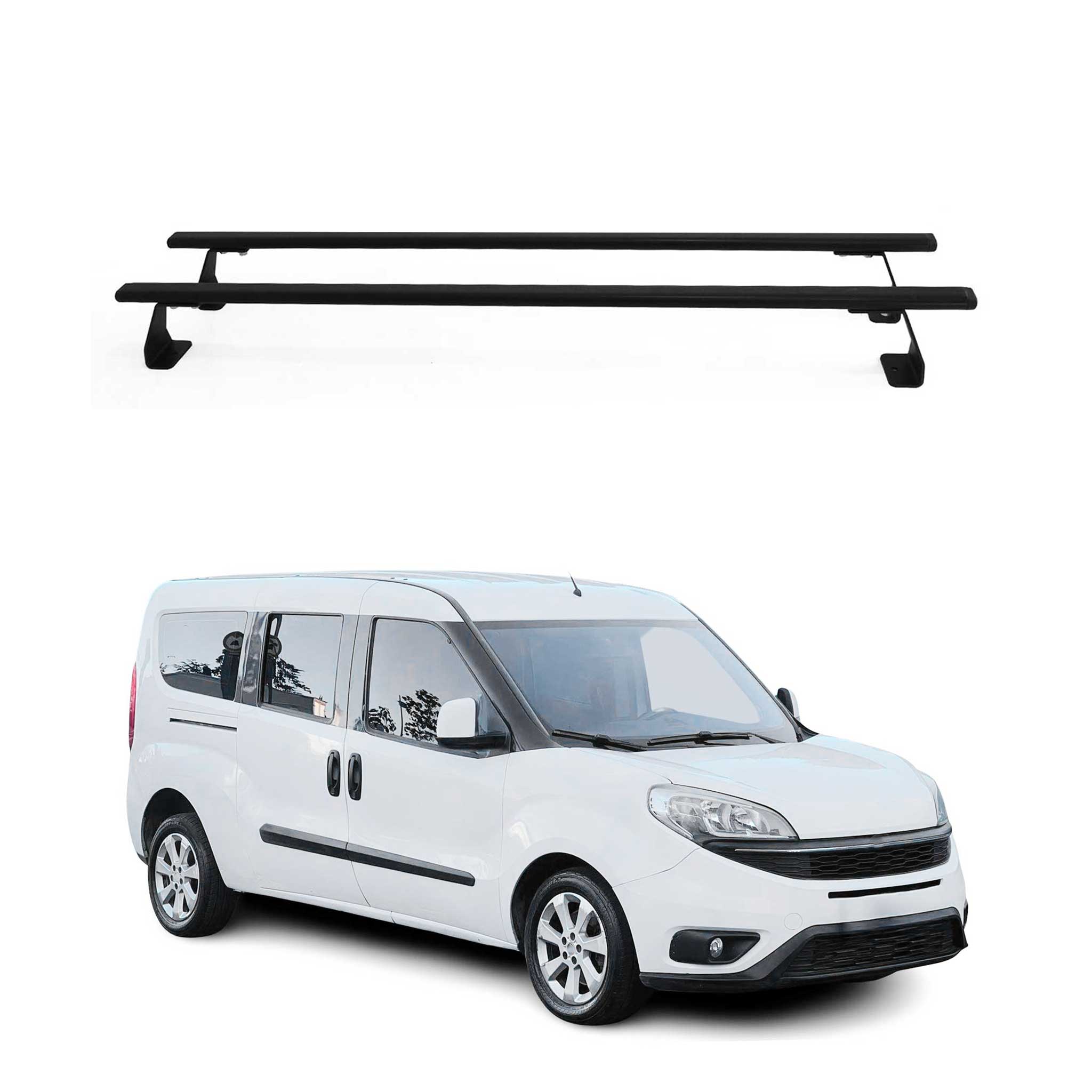 2015-2022 RAM ProMaster City Roof Rack Cross Bars Black