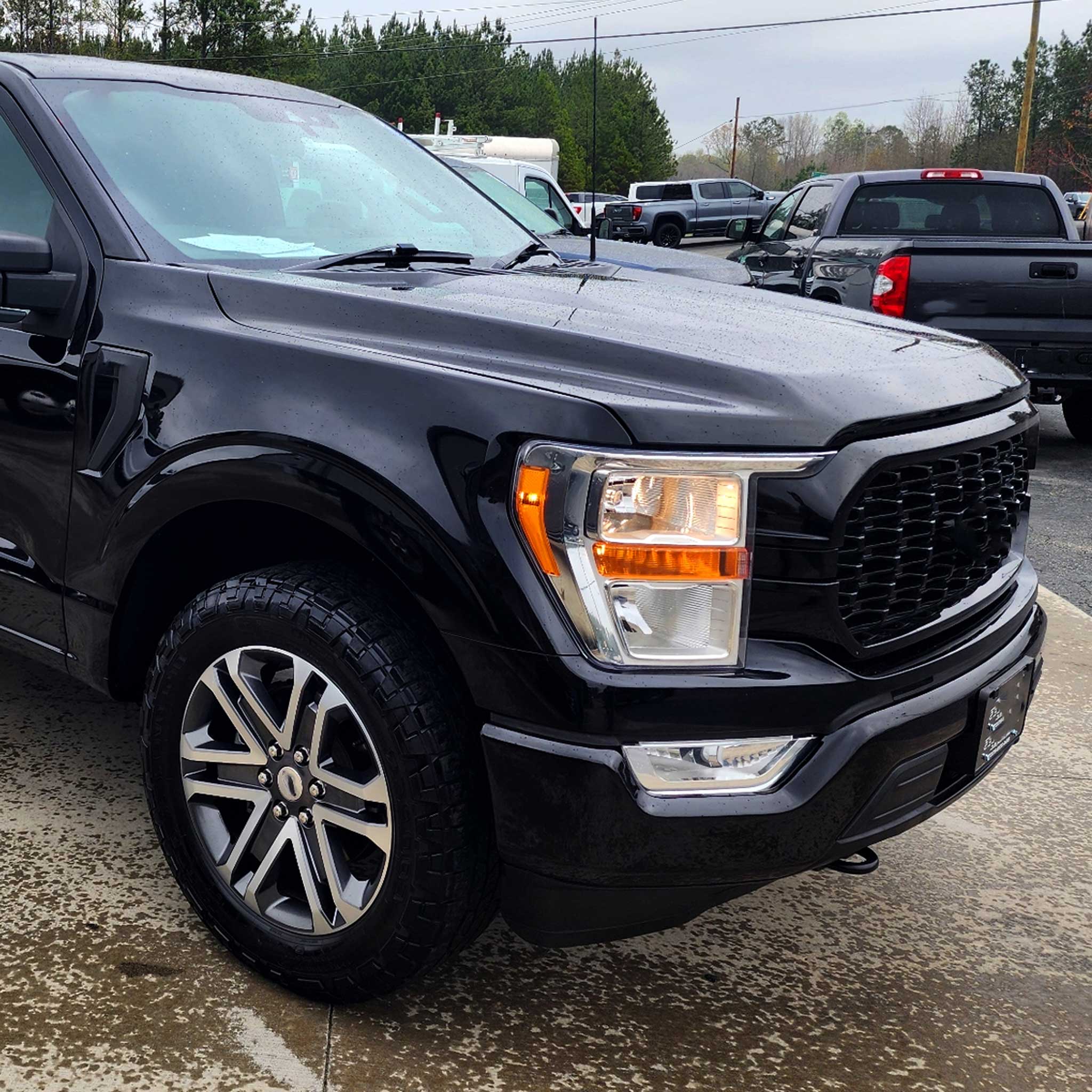 For Ford F-150 2021-2023 Factory Style Headlight Chrome Housing Clear Lens Passenger Side Only