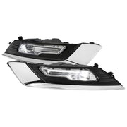 2017-2018 Ford Fusion LED Fog Lights Kit Chrome Housing/Clear Lens