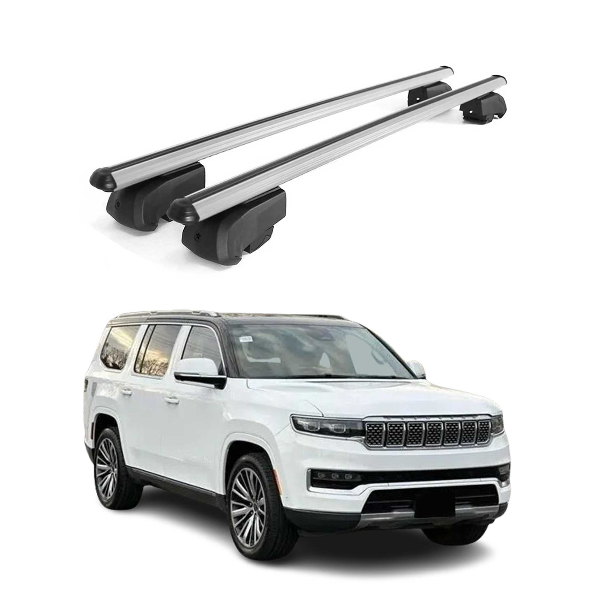 2022-2025 Jeep Grand Wagoneer/Wagoneer L Roof Rack Cross Bars Luggage Carrier
