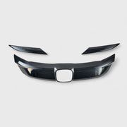 2019-2022 Honda HR-V Grille Overlay Gloss Black 3Pcs ABS Plastic