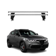 Top Roof Racks Cross Bars fits Alfa Romeo Tonale 2023-2026 Gray Aluminium 2x