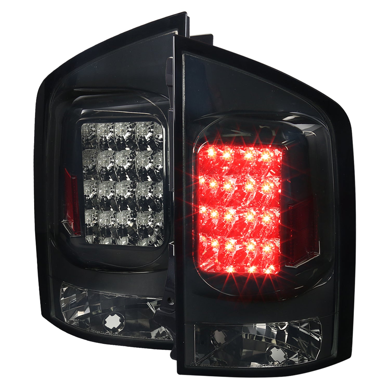 2005-2015 Nissan Armada LED Tail Lights Chrome Housing/Smoke Lens