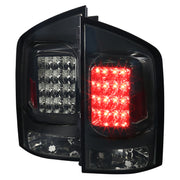 2005-2015 Nissan Armada LED Tail Lights Chrome Housing/Smoke Lens