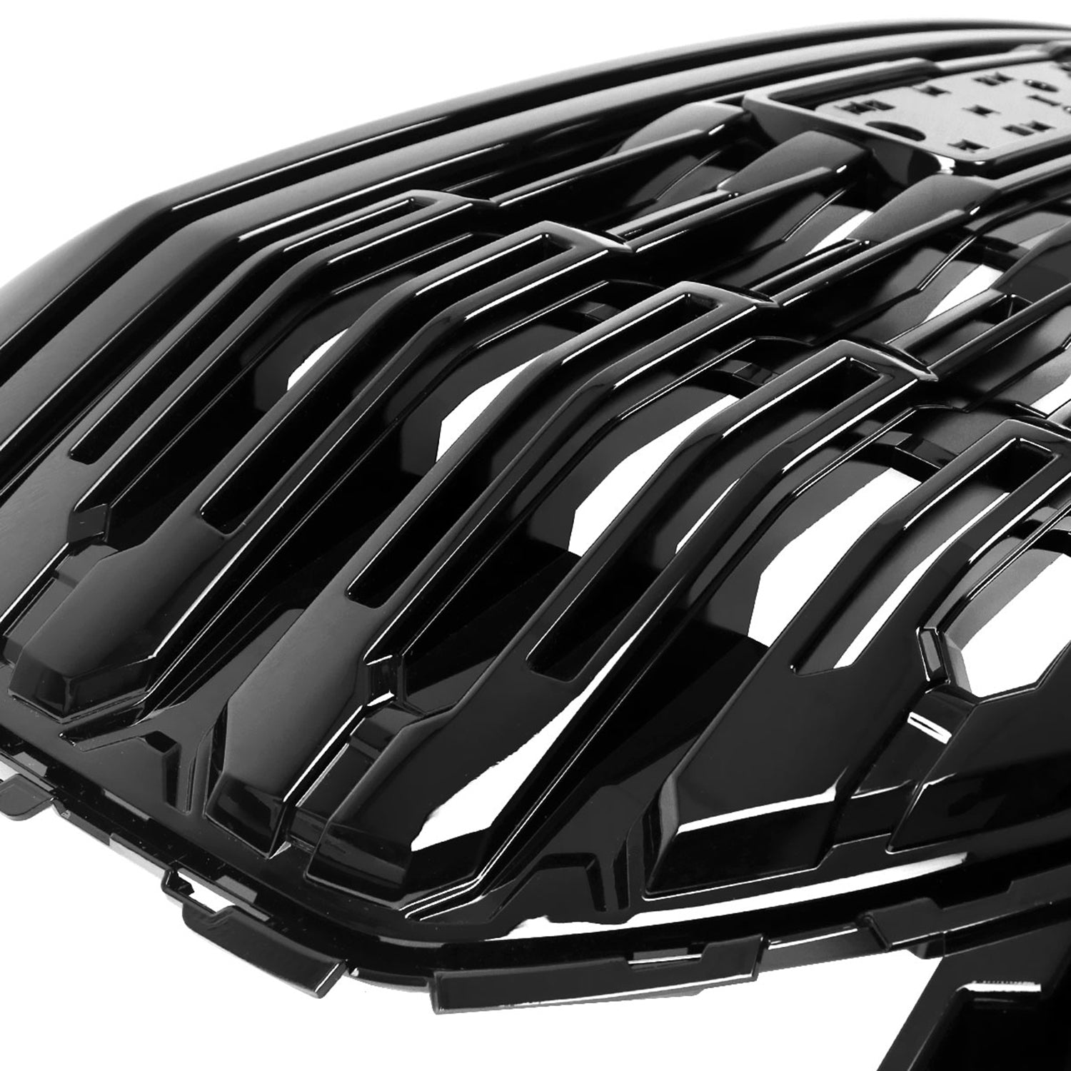 2022-2024 GMC Sierra 1500 Glossy Denali Style Front Upper Mesh Hood Grille