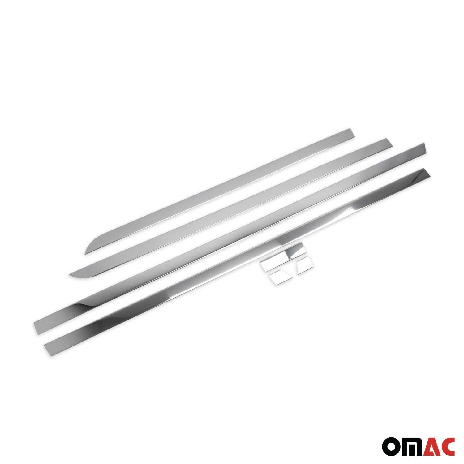 2016-2024 Mercedes Metris Short WB Side Door Molding Trim Skirt Garnish Stainless Steel