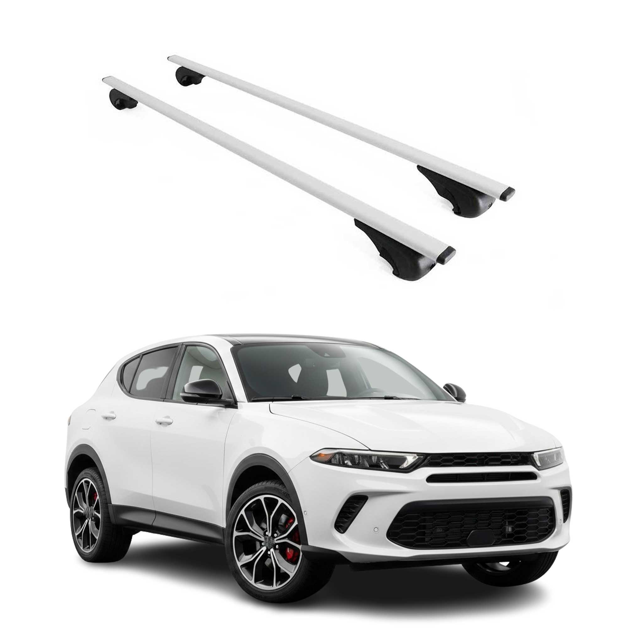 2023-2025 Dodge Hornet Roof Rack Cross Bars Luggage Carrier Gray 2 Pcs