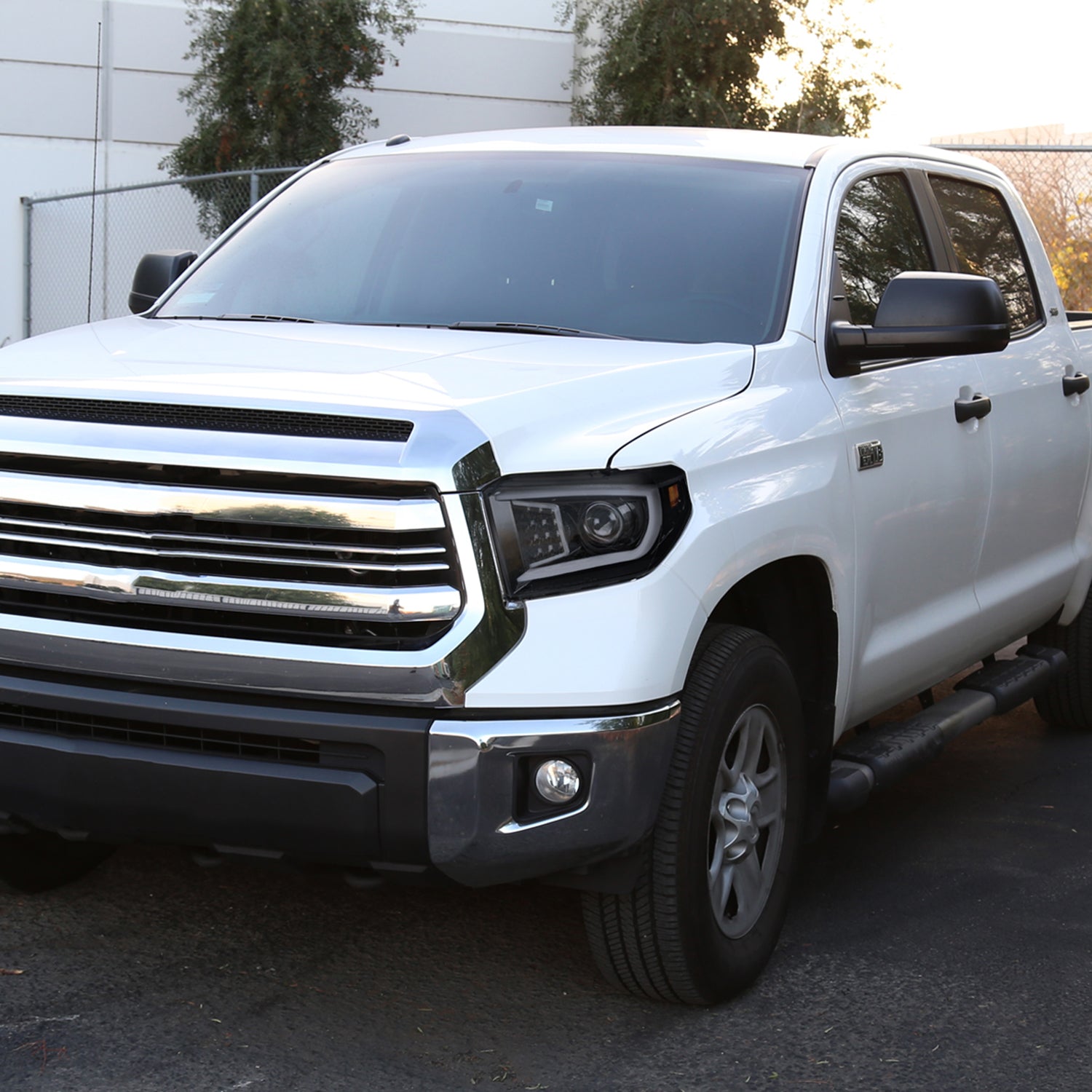 2014-2021 Toyota Tundra LED CBar Projector Headlights LED Signal Lights Smoke