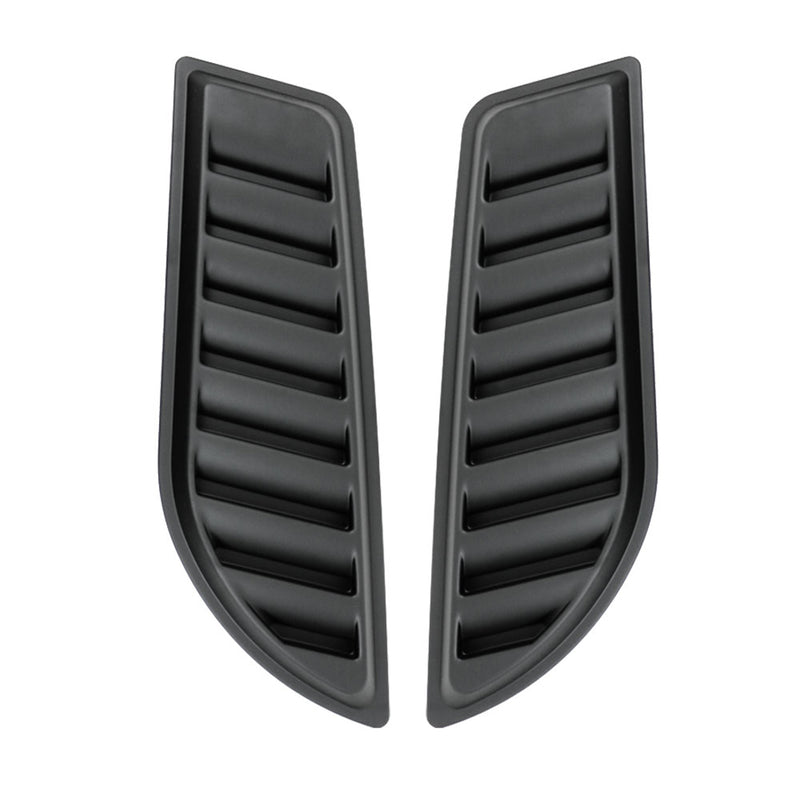 Hood Scoop Vent Air Flow Intake for Audi Q3 Black 2 Pcs