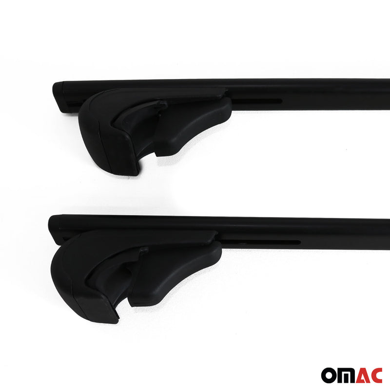 2001-2005 Audi A4 Wagon Roof Rack Cross Bars Black