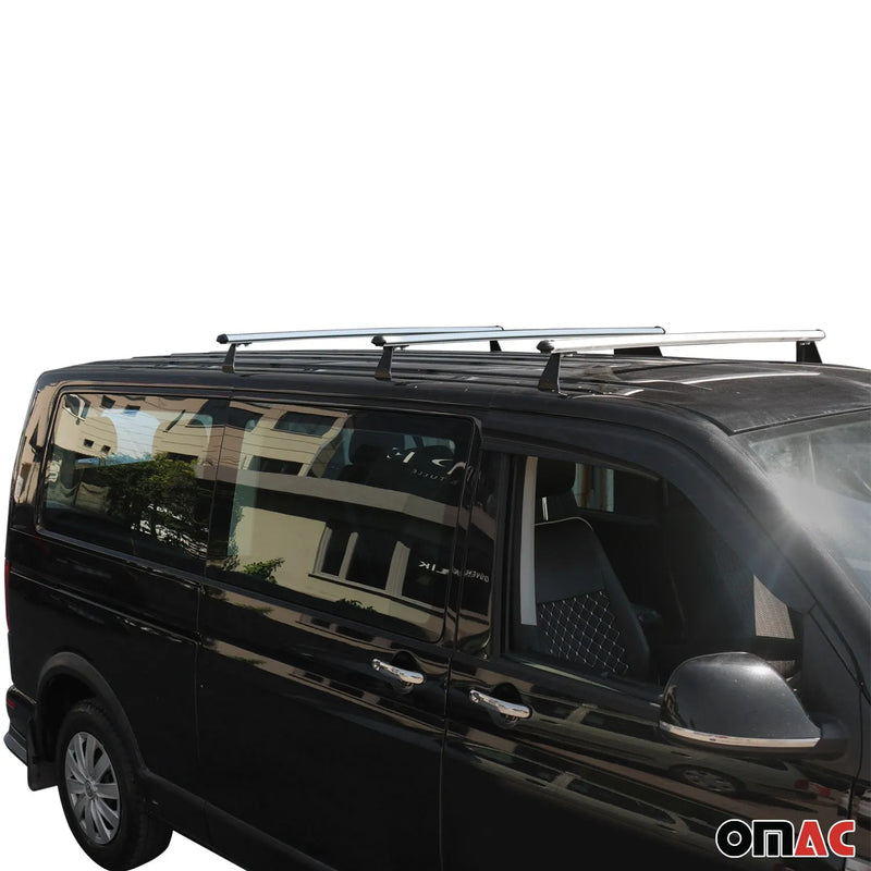 2013-2021 Nissan NV200 Roof Rack Cross Bars 3Pcs Silver