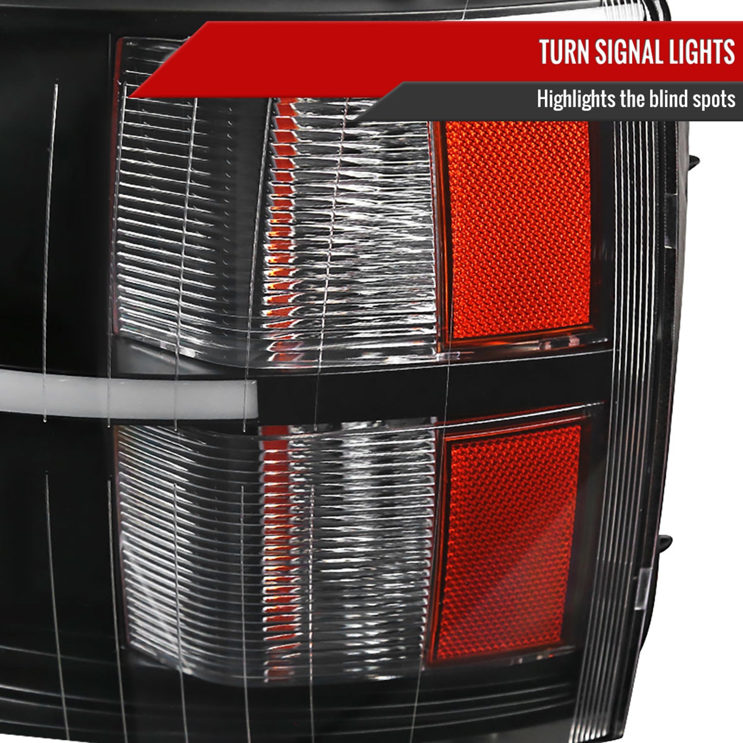 2007-2013 Chevy Silverado 1500 2500HD 3500HD Dual Halo LED Headlights Black