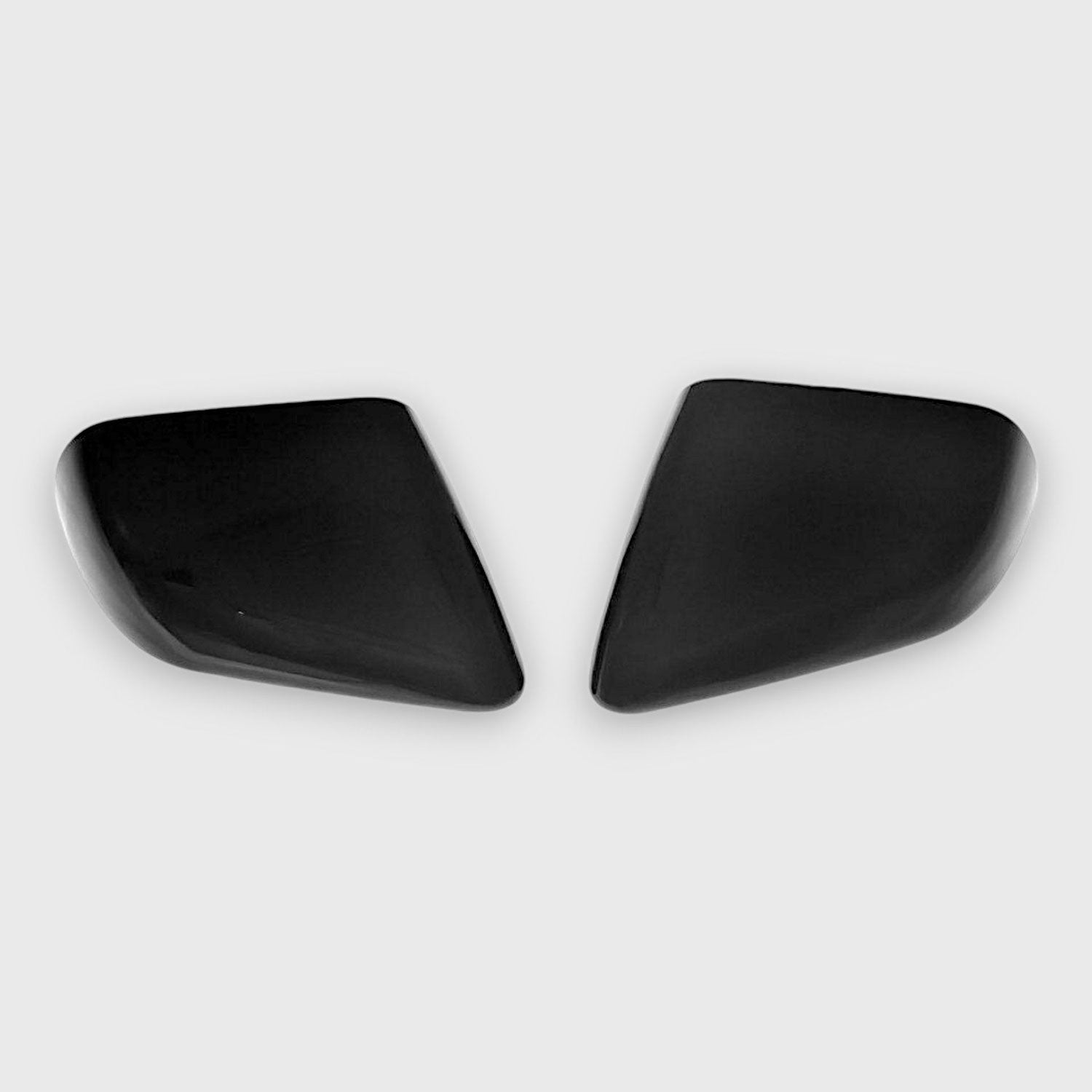 2015-2024 Ford Mustang Mirror Cover Caps Gloss Black 2Pcs ABS Plastic