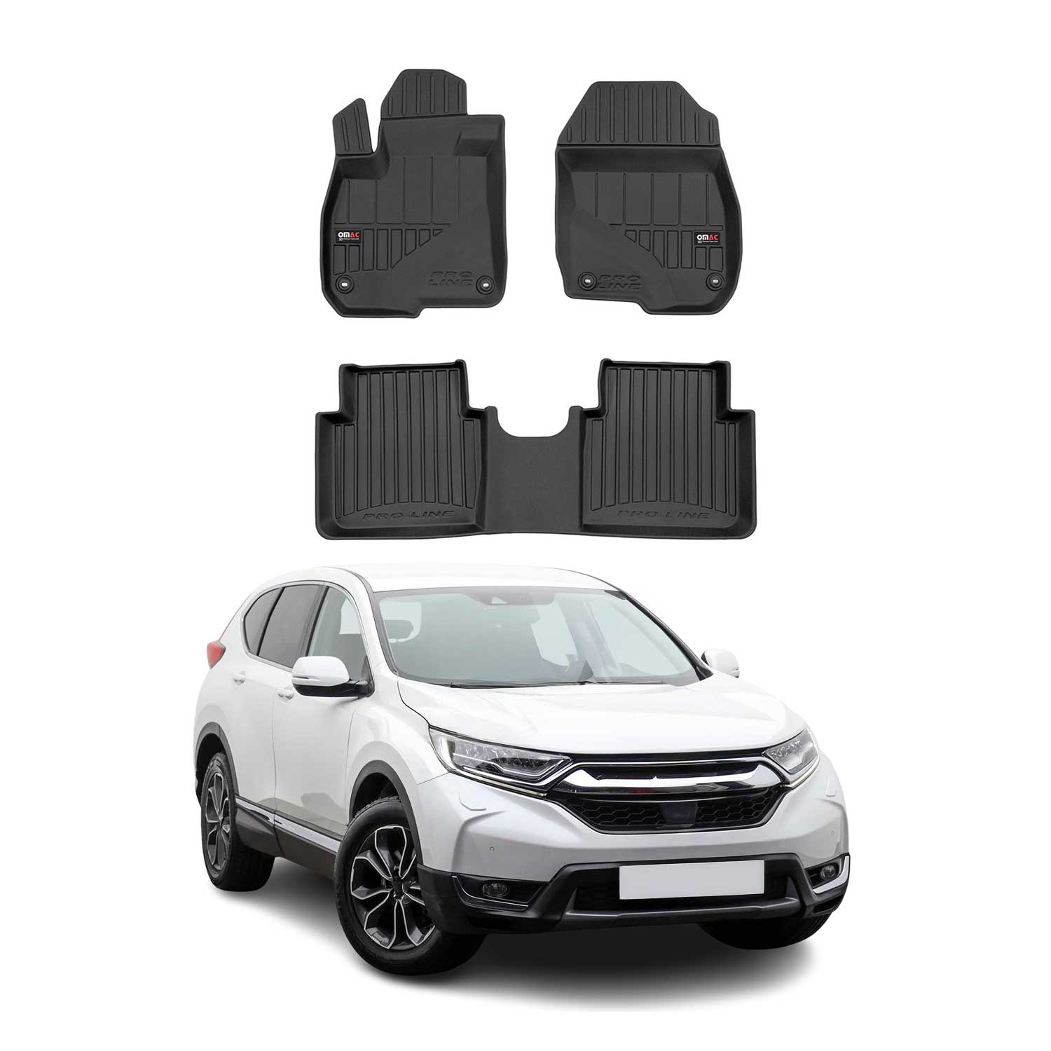 2017-2022 Honda CR-V Premium Floor Mats Liners Full Set All Weather Heavy Duty