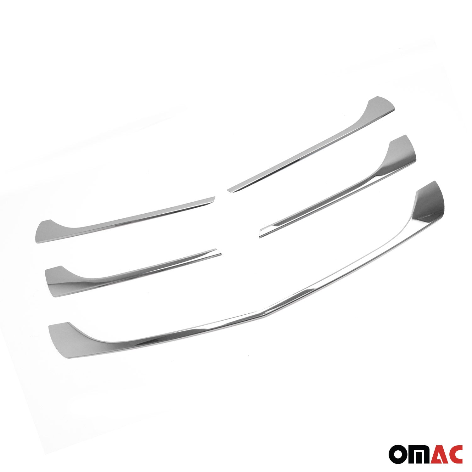 Front Bumper Grill Trim Molding for Mercedes Metris 2016-2020 S.Steel Chrome 5x