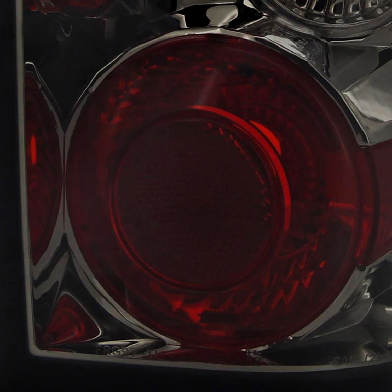 1993-1997 Ford Ranger Tail Lights Chrome Housing/Smoke Lens