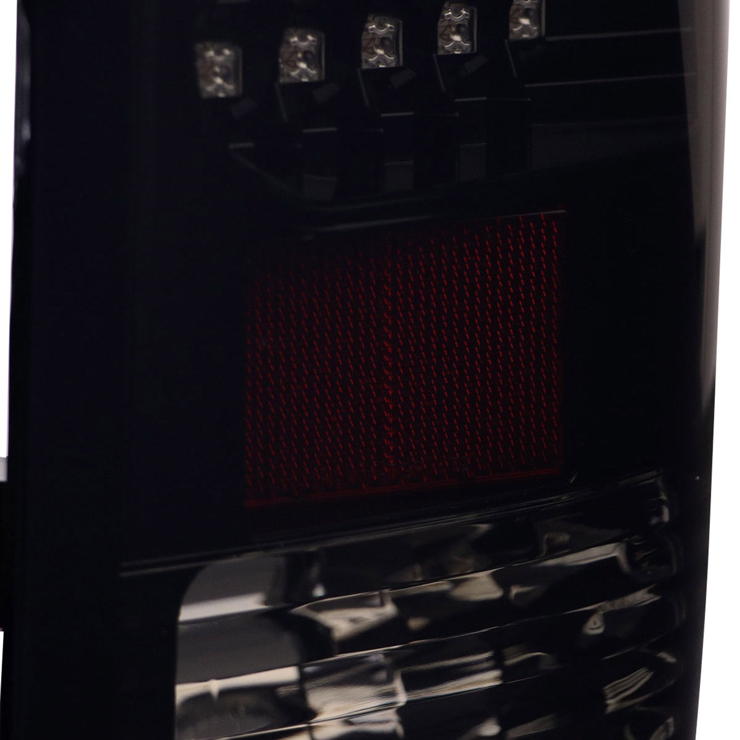 2007-2014 GMC Sierra LED Tail Lights Glossy Black Housing/Smoke Lens