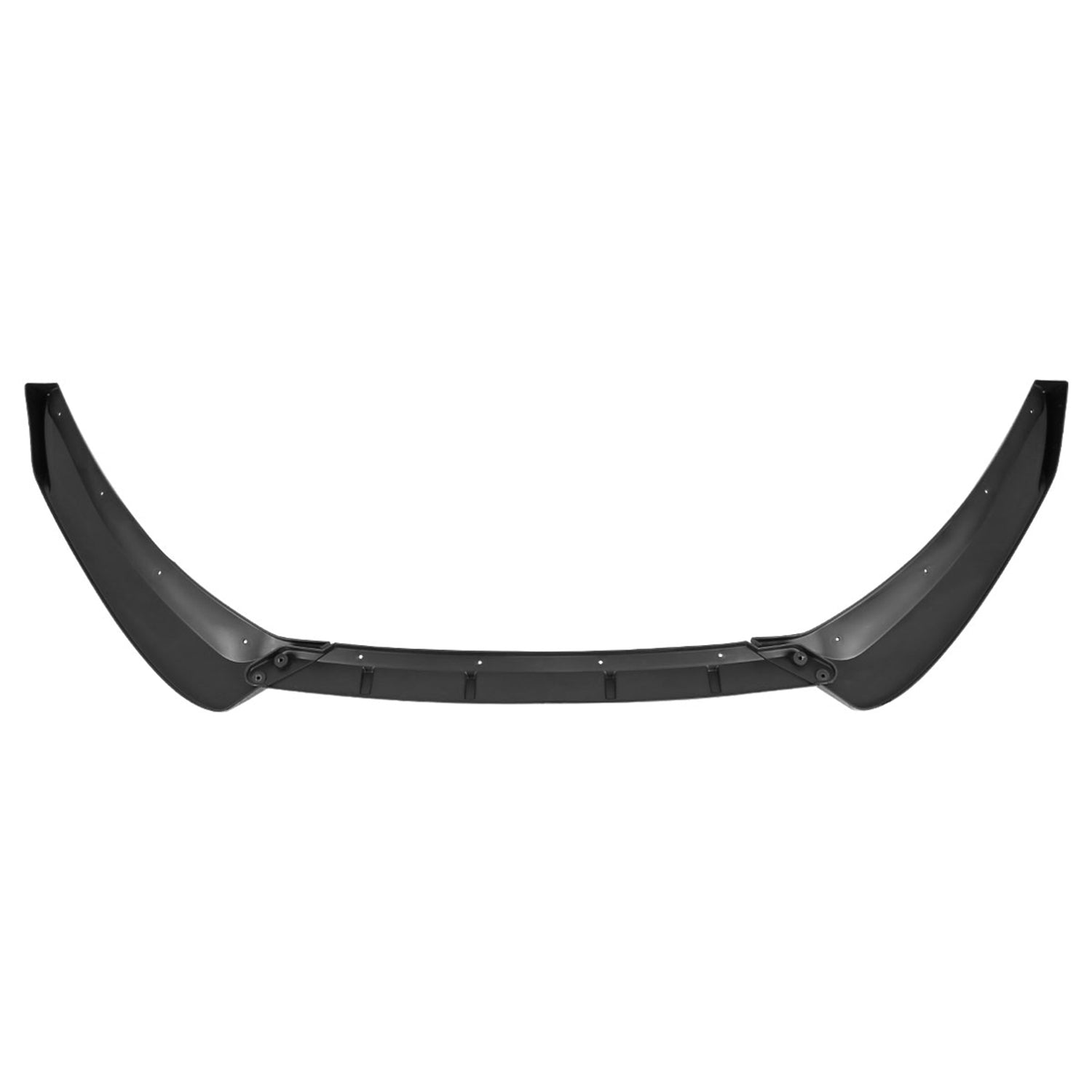 2017-2018 Ford Fusion Glossy Black Polypropylene 3Pcs Front Bumper Lip Set