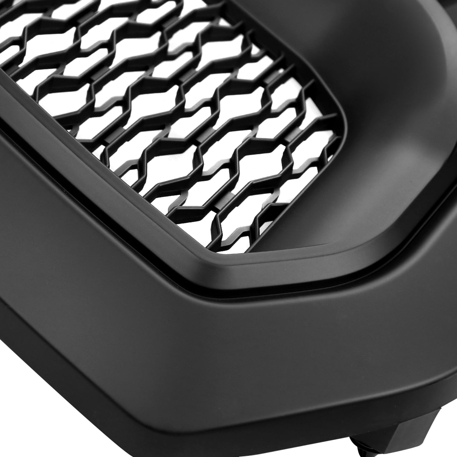 2013-2018 Dodge RAM 1500 Rebel Style Front Hood Grille w/ Amber LED Lights