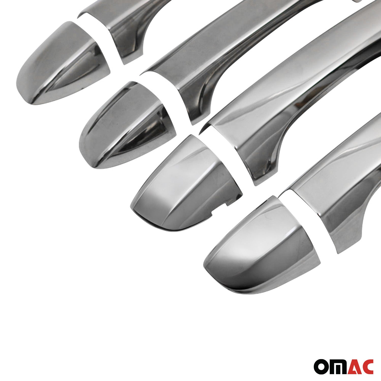 2018-2024 VW Tiguan Car Door Handle Cover Protector Stainless Steel Chrome 8 Pcs