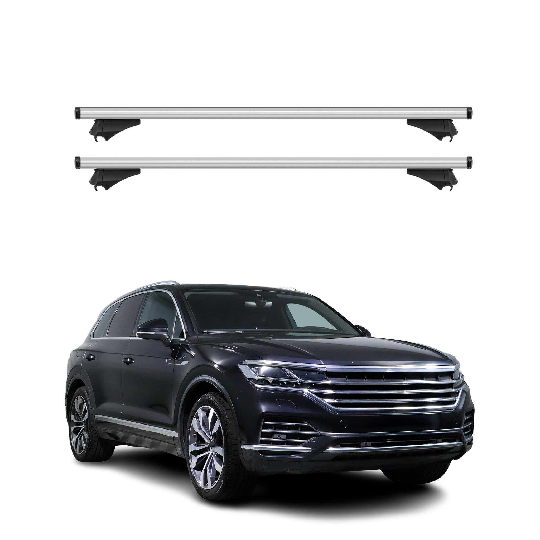 2018-2024 VW Touareg Roof Rack Cross Bars Silver