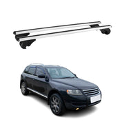2004-2010 VW Touareg Roof Rack Cross Bars Silver