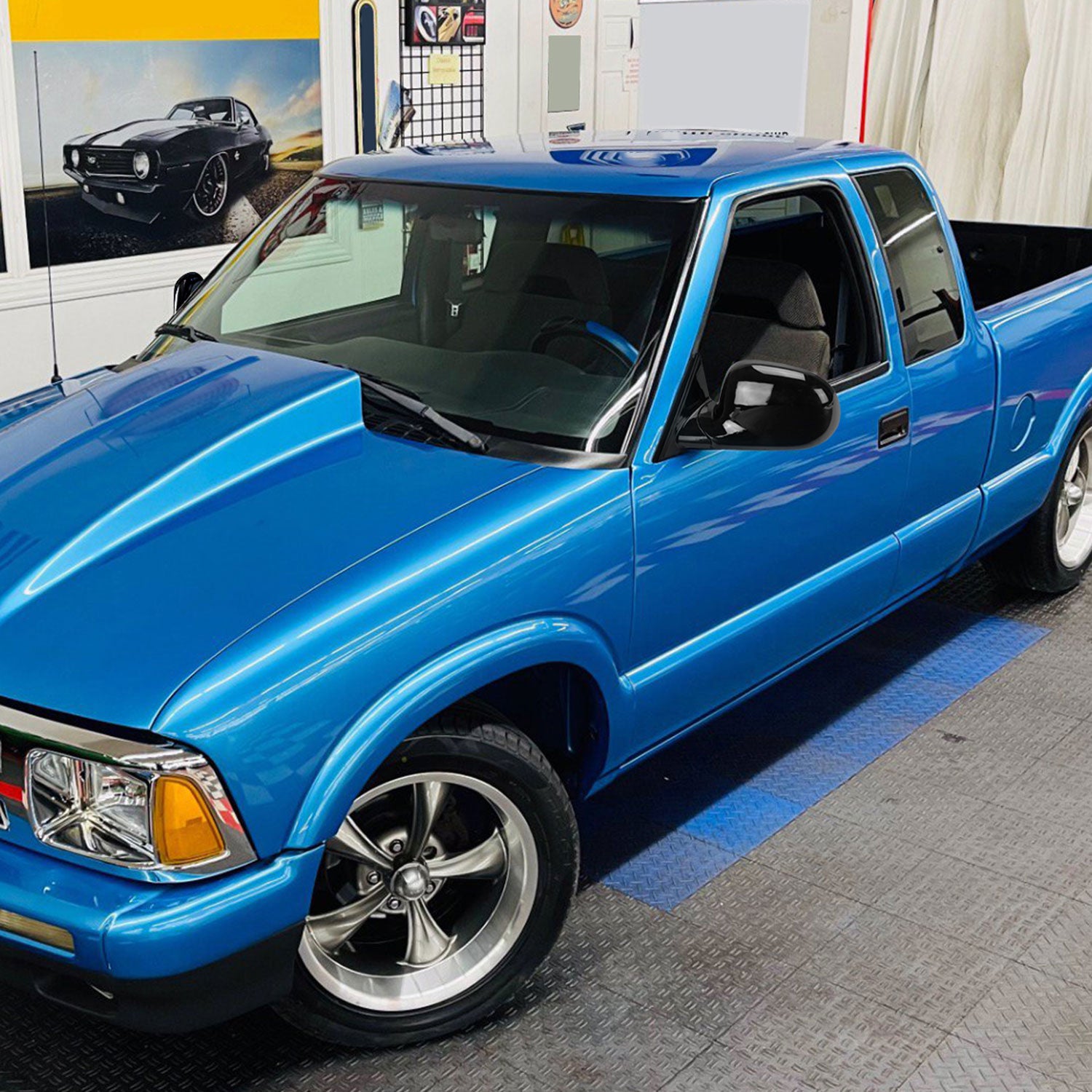 1994-1998 Chevrolet S10/Blazer GMC Sonoma Glossy Black Power Side Mirrors