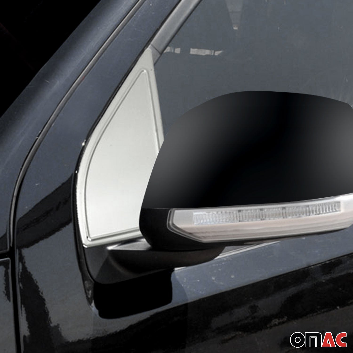 2009-2012 Suzuki Equator Window Molding Trim Streamer Stainless Steel 2Pcs