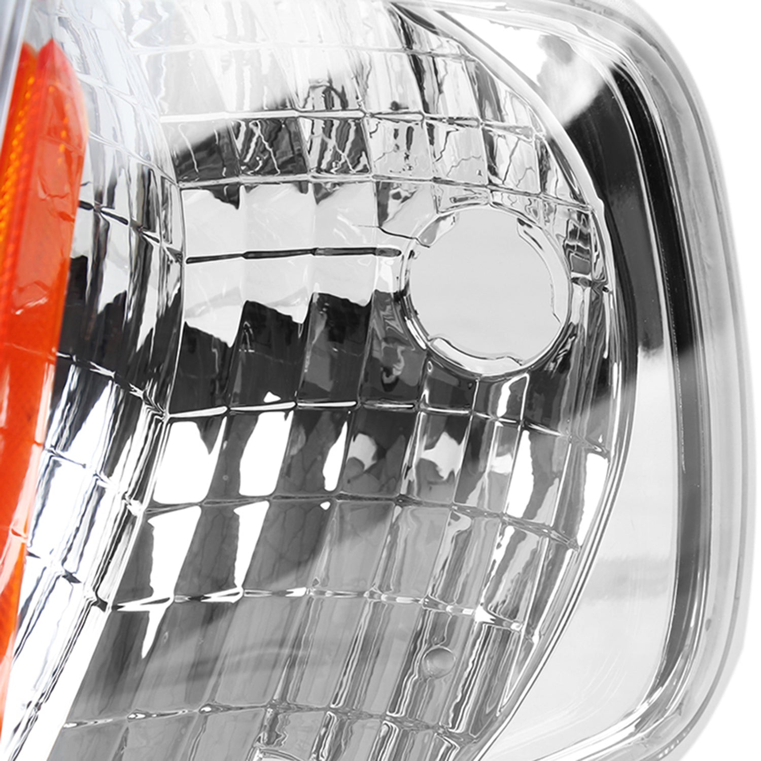 1997-2004 Ford F-150/Expedition Corner Lights Chrome Housing/Clear Lens