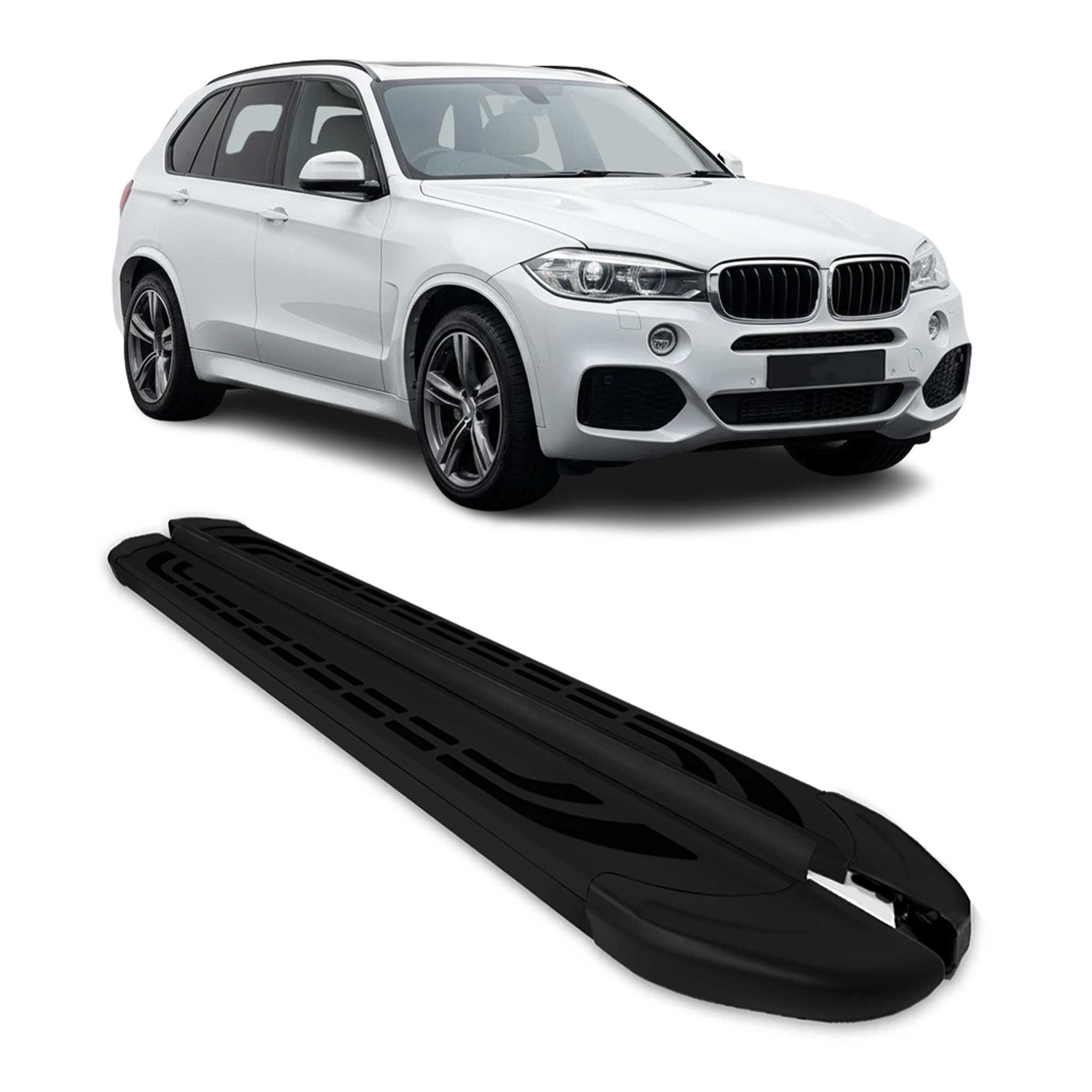 2014-2018 BMW X5 F15-F85 Running Boards Side Steps Black